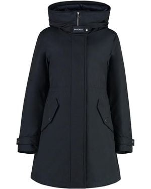 Woolrich Hooded Parka - Blue