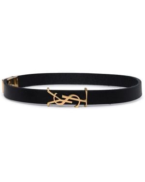 Saint Laurent Bracelets - Black