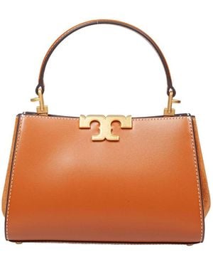 Tory Burch Mini Smooth Leather Satchel - Orange
