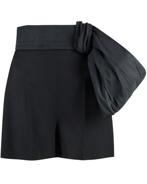 McQueen Wool Shorts - Black