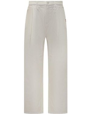 AMISH Straight-Legged Pants - Gray