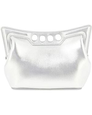 McQueen La Borsa A Tracolla "Peak" Mini - White