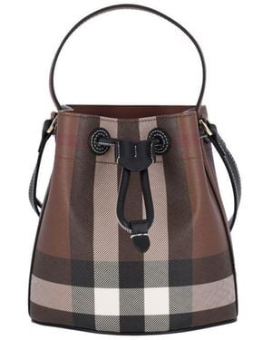Burberry Tb Mini Bucket Bag - Multicolour