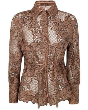 D.exterior Shirts - Brown