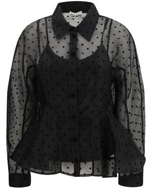 Ganni Shirts - Black
