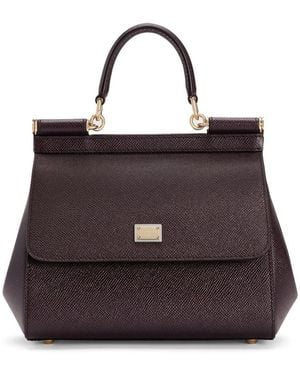 Dolce & Gabbana Hand Bag "Sicily" Medium - Brown