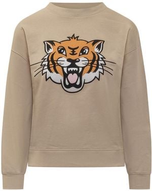 KENZO Tiger Sweatshirt - Natural