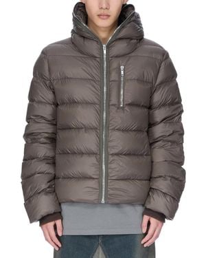 Rick Owens Hooded Puffer Jacket - Gray
