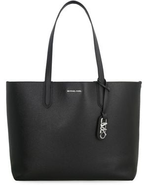 Michael Kors Eliza Leather Tote - Black