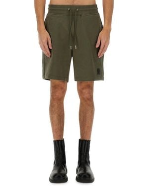 Belstaff Bermuda With Logo - Green