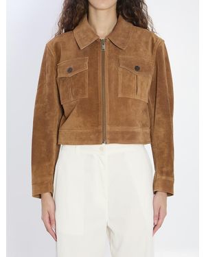 Arma Helen Suede Jacket - Brown