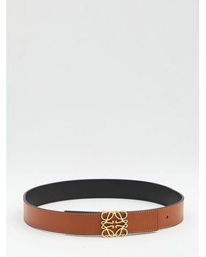 Loewe Reversible Anagram Belt - White