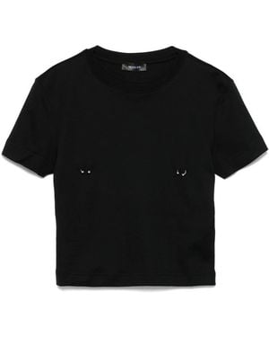 Mugler T-shirts And Polos - Black