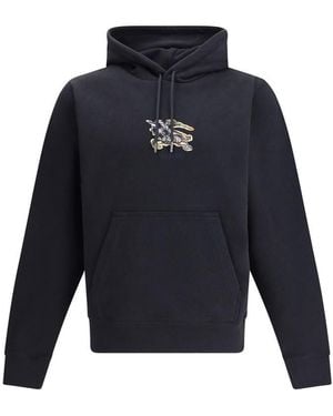 Burberry Ekd Hoodie - Blue
