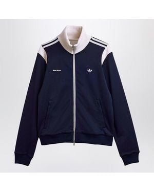 adidas Originals Stretch Twill Slim Track Jacket - Blue