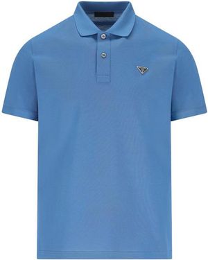 Prada T-Shirt And Polo Shirt - Blue