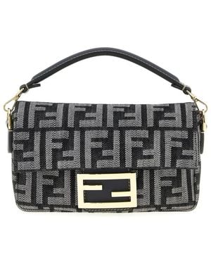 Fendi 'Baguette' Mini Handbag - Metallic