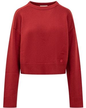 Loulou de Saison Oversized Jumper - Red