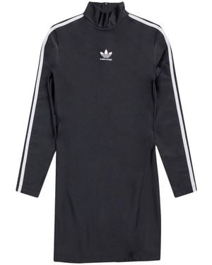 adidas x Balenciaga Logo Sports Mini Dress - Blue