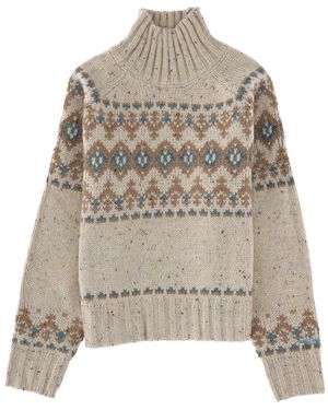 Mc2 Saint Barth "myra Donegal" Jersey - Natural