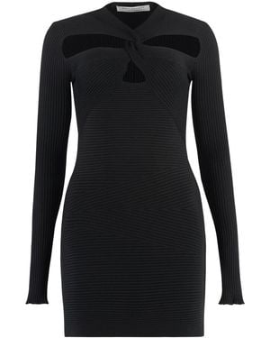 Philosophy Di Lorenzo Serafini Cut-Out Detail Sweater Dress - Black