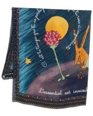 Faliero Sarti Printed Stole - Blue