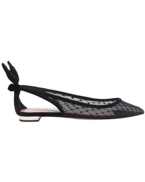 Aquazzura Flat Shoes - Black