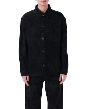 Daily Paper Floral Laser Shirt - Black