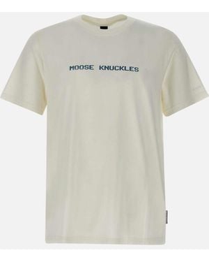 Moose Knuckles T-Shirts And Polos - White
