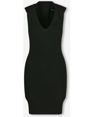 Balmain Mini Knit Dress - Black
