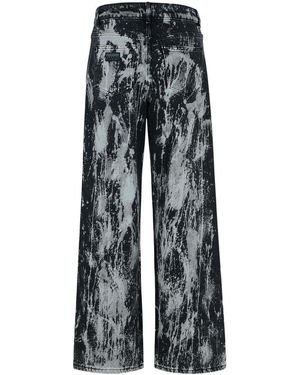 Ganni Tie-Dye Jeans - Gray