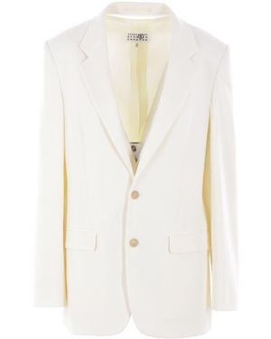 MM6 by Maison Martin Margiela Jackets - White