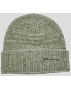 Ganni Hats - Green