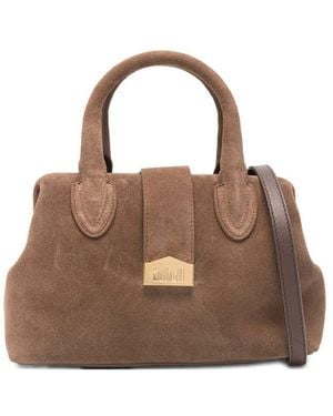 Schell Tote Bags - Brown