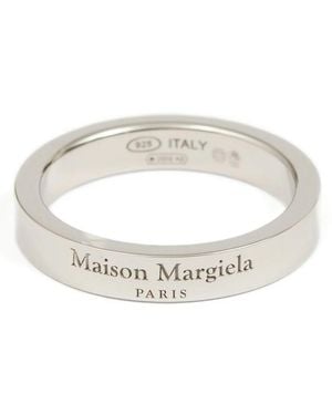 Maison Margiela Logo Ring - Metallic
