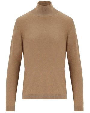 Weekend by Maxmara Kiku Camel Turtleneck Jumper - Brown