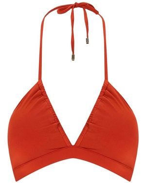 Max Mara Adriene Brick B Cup Bikini Top - Red