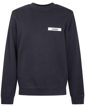 Jacquemus "le Sweatshirt" Gros Grain Clothing - Blue
