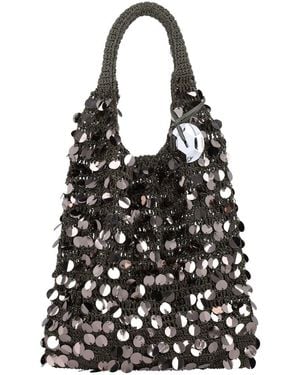 JW Anderson Sequin Hobo Bag - Black