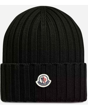 Moncler Wool Hat - Black