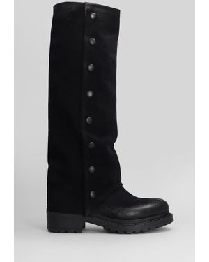 METISSE Low Heels Boots - Black