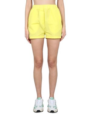 MSGM Shorts With Elastic - Yellow