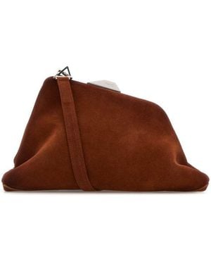 The Attico Clutch - Brown