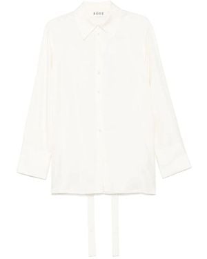 Rohe Deconstructed Silk Shirt - White