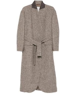 Brunello Cucinelli Coats - Brown