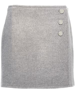 スカート Tory Burch Brown Viscose Skirt Embroidered Skirt: Women's Designer Bottoms | Tory Burch