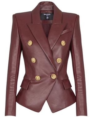 Balmain Jackets - Purple