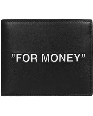 Off-White c/o Virgil Abloh Leather Flap-over Wallet - Black