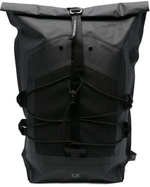 C.P. Company Accessories Back Pack In Rubber Reps Mixed Bags - Black