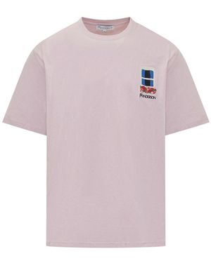 JW Anderson Window Embroid T-Shirt - Pink